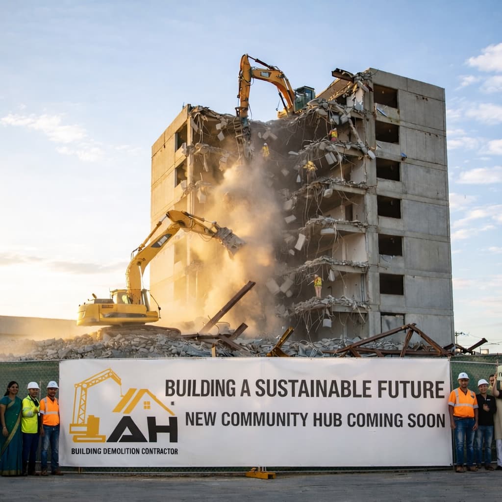 A Building is Demolished
